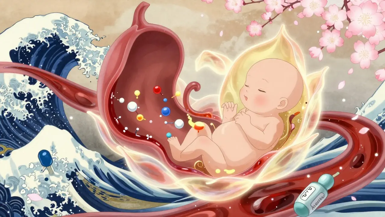 Comment les médicaments traversent le placenta et affectent le fœtus