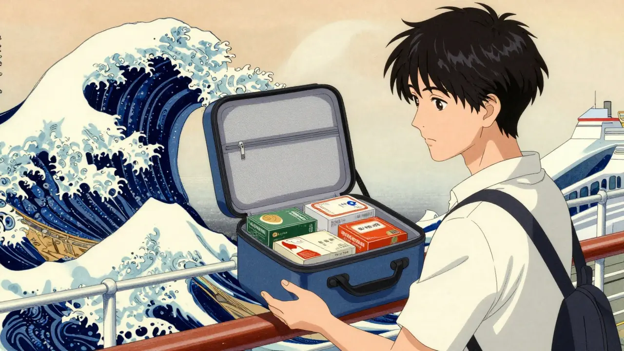 Comment Ranger ses Médicaments pour les Longs Voyages en Voiture et Croisières