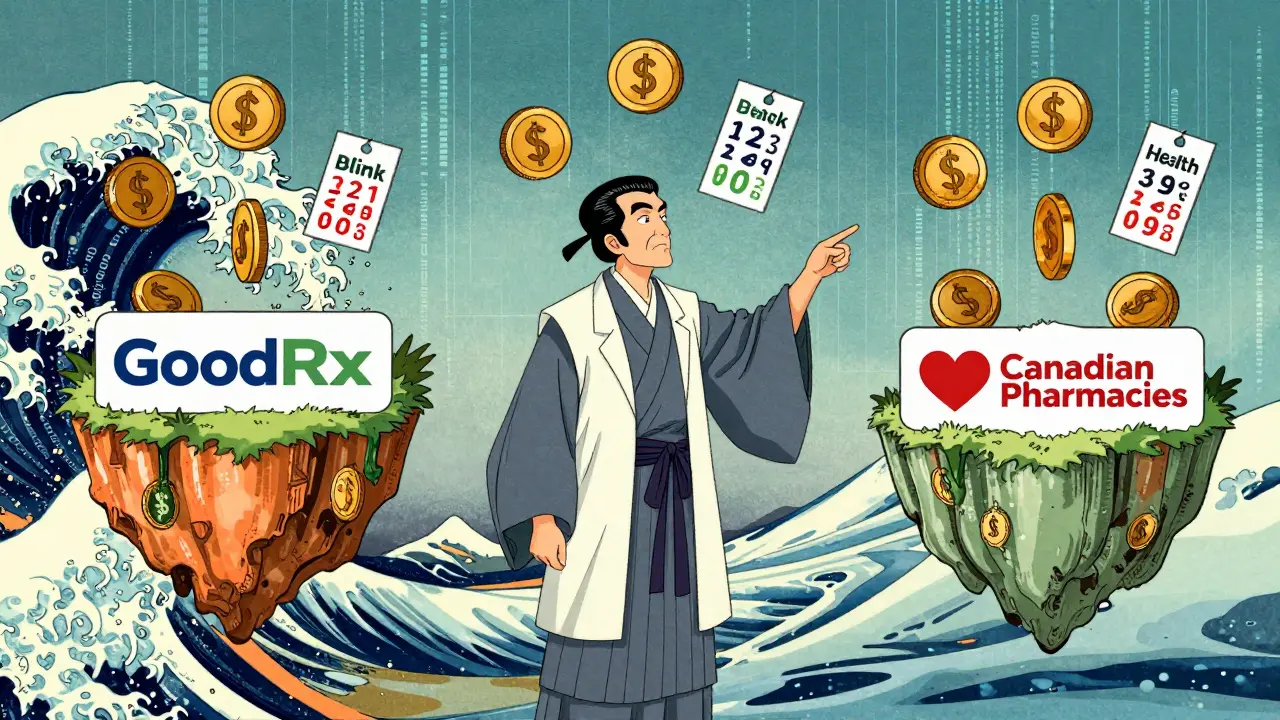 Comparaison visuelle des prix de pharmacies en ligne