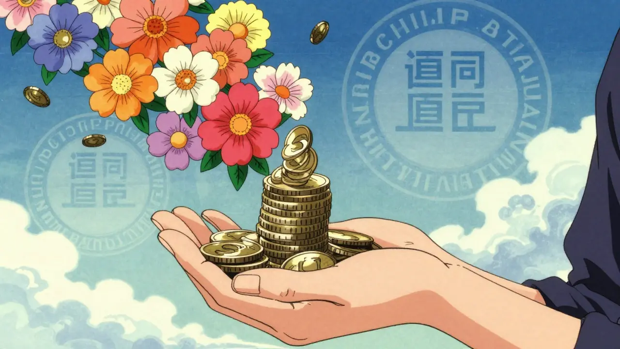 Représentation artistique des économies sur les soins de santé en style anime